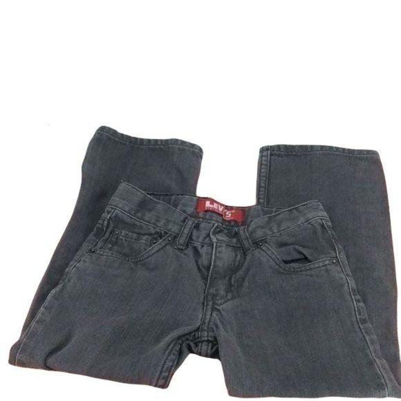 Levi's Other - Levi's 514 Slim Straight Faded Black boys size 6 regular jeans
